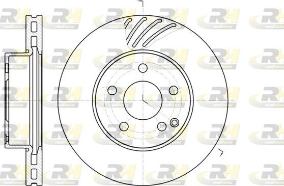 Roadhouse 61184.10 - Тормозной диск autospares.lv