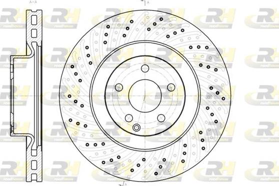 Roadhouse 61186.10 - Тормозной диск autospares.lv