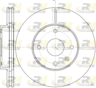 Roadhouse 61181.10 - Тормозной диск autospares.lv