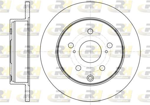 Roadhouse 61188.00 - Тормозной диск autospares.lv