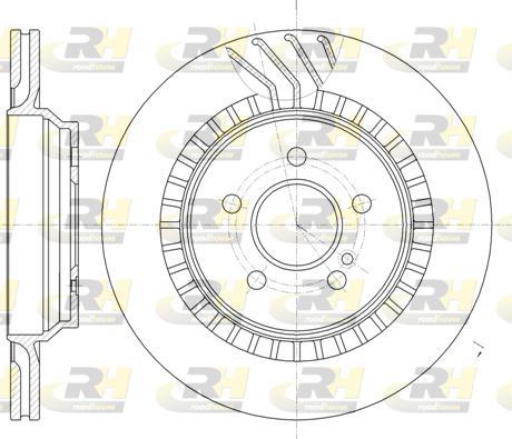 Roadhouse 61187.10 - Тормозной диск autospares.lv