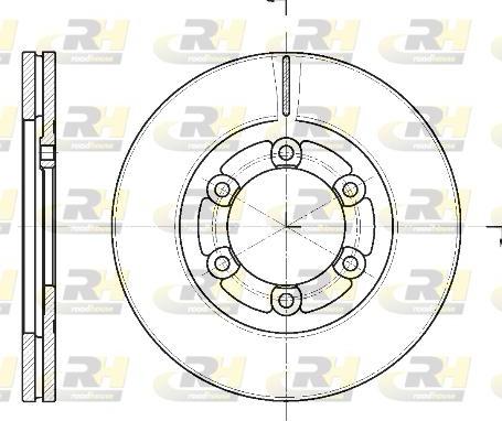 Roadhouse 61139.10 - Тормозной диск autospares.lv