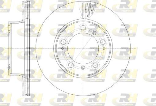 Roadhouse 61135.10 - Тормозной диск autospares.lv