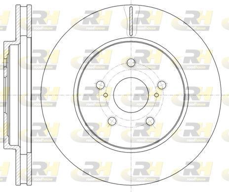 Roadhouse 61136.10 - Тормозной диск autospares.lv