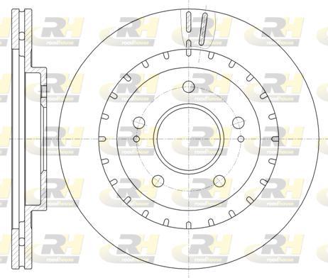 Roadhouse 61137.10 - Тормозной диск autospares.lv