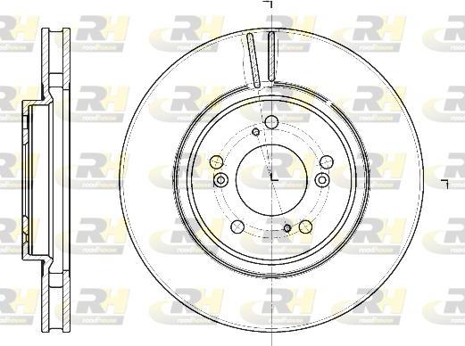 Roadhouse 61129.10 - Тормозной диск autospares.lv