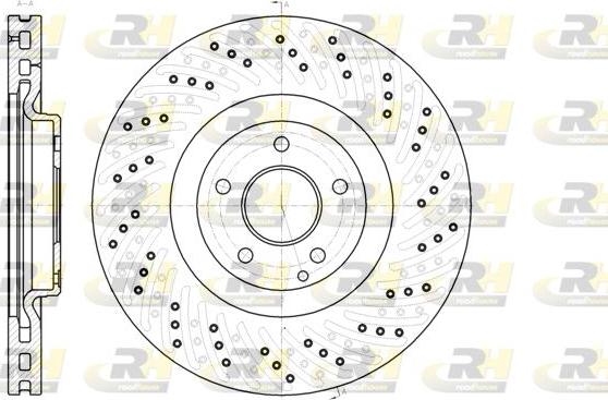 Roadhouse 61124.10 - Тормозной диск autospares.lv