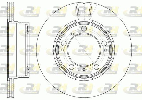 Roadhouse 61126.10 - Тормозной диск autospares.lv