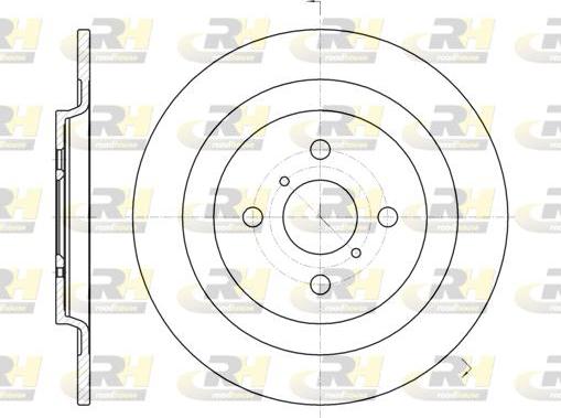 Roadhouse 61173.00 - Тормозной диск autospares.lv