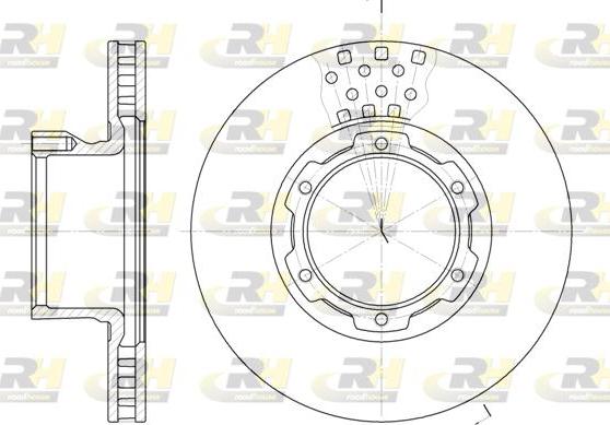 Roadhouse 61177.10 - Тормозной диск autospares.lv