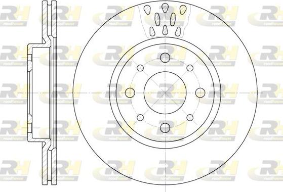 Roadhouse 6189.10 - Тормозной диск autospares.lv