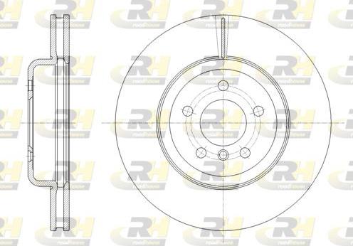 Roadhouse 61842.10 - Тормозной диск autospares.lv