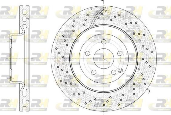 Roadhouse 61847.10 - Тормозной диск autospares.lv