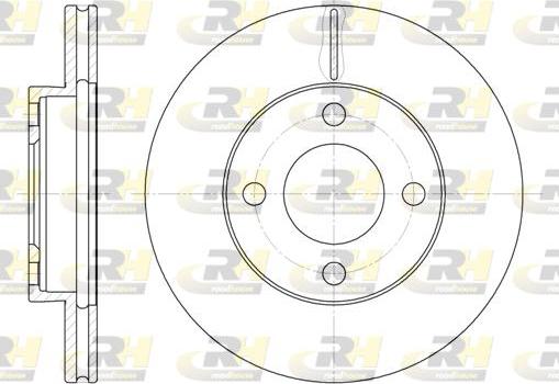 Roadhouse 6185.10 - Тормозной диск autospares.lv