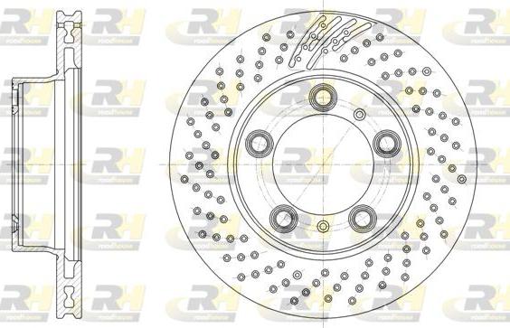 Roadhouse 61863.11 - Тормозной диск autospares.lv