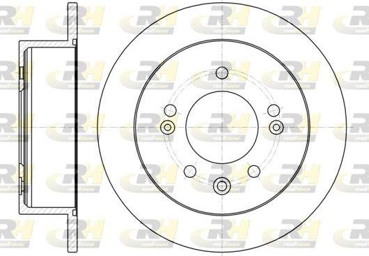 Roadhouse 61802.00 - Тормозной диск autospares.lv