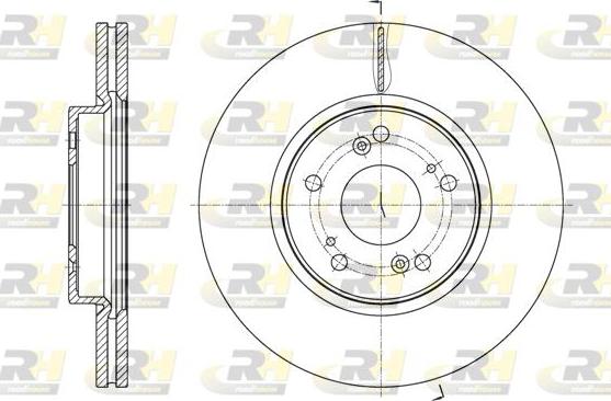 Roadhouse 61807.10 - Тормозной диск autospares.lv