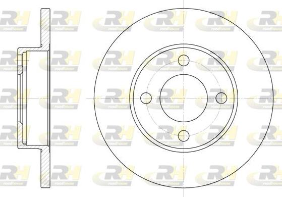 Roadhouse 61815.00 - Тормозной диск autospares.lv