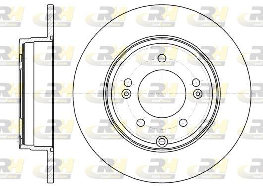 Roadhouse 61884.00 - Тормозной диск autospares.lv