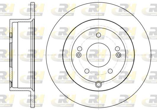 Roadhouse 61886.00 - Тормозной диск autospares.lv