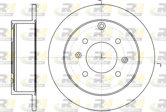 Roadhouse 61883.00 - Тормозной диск autospares.lv