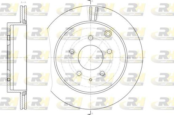 Roadhouse 61882.10 - Тормозной диск autospares.lv