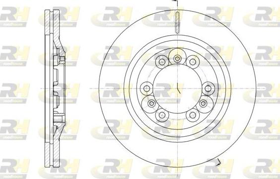 Roadhouse 61830.10 - Тормозной диск autospares.lv