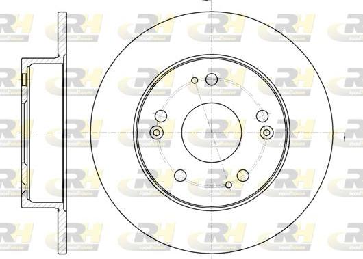 Roadhouse 61831.00 - Тормозной диск autospares.lv