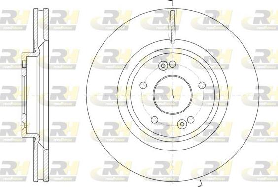 Roadhouse 61824.10 - Тормозной диск autospares.lv