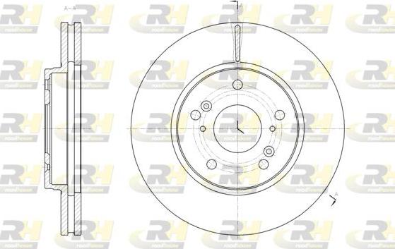 Roadhouse 61821.10 - Тормозной диск autospares.lv