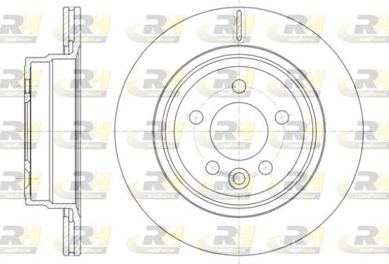 Roadhouse 61828.10 - Тормозной диск autospares.lv