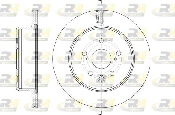 Roadhouse 61876.10 - Тормозной диск autospares.lv