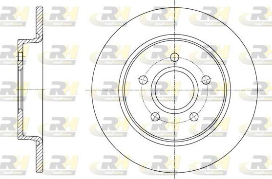 Roadhouse 61873.00 - Тормозной диск autospares.lv