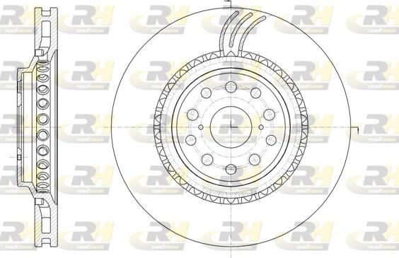 Roadhouse 61877.11 - Тормозной диск autospares.lv