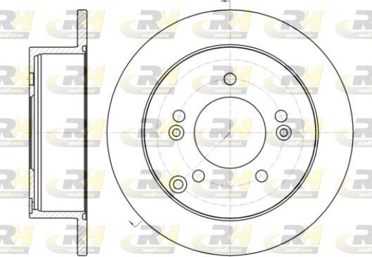 Roadhouse 61399.00 - Тормозной диск autospares.lv