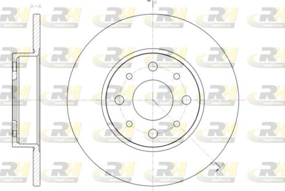 Roadhouse 61390.00 - Тормозной диск autospares.lv