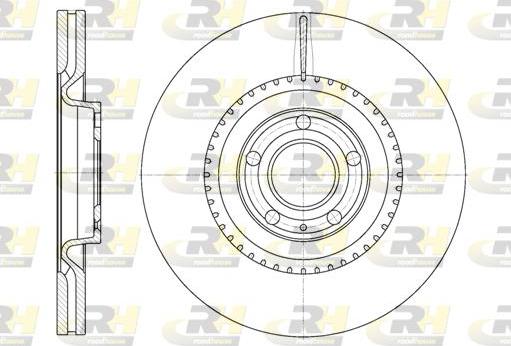 Roadhouse 61392.10 - Тормозной диск autospares.lv