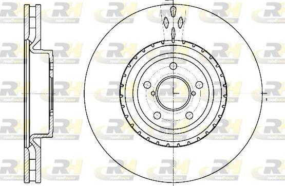 Roadhouse 61341.10 - Тормозной диск autospares.lv