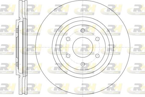 Roadhouse 61348.10 - Тормозной диск autospares.lv