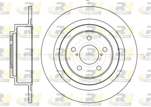 Roadhouse 61343.00 - Тормозной диск autospares.lv