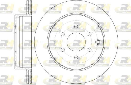 Roadhouse 61354.10 - Тормозной диск autospares.lv