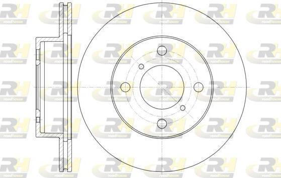 Roadhouse 61353.10 - Тормозной диск autospares.lv