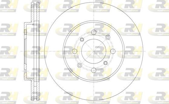 Roadhouse 61357.10 - Тормозной диск autospares.lv