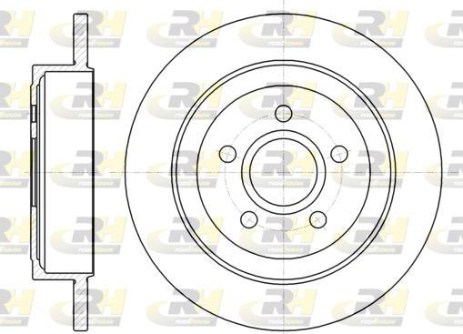 Roadhouse 61364.00 - Тормозной диск autospares.lv