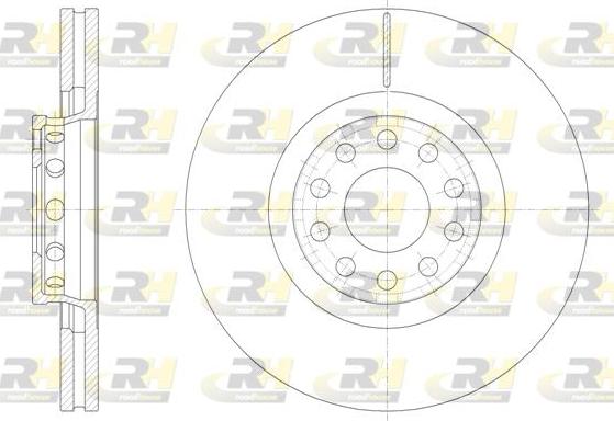 Roadhouse 61362.10 - Тормозной диск autospares.lv