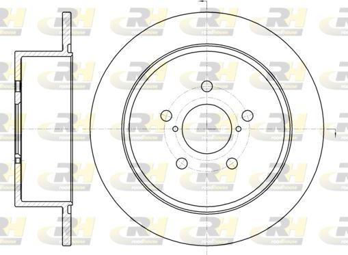 Roadhouse 61300.00 - Тормозной диск autospares.lv