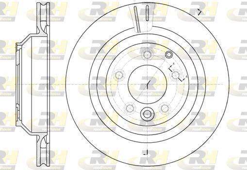 Roadhouse 61302.10 - Тормозной диск autospares.lv