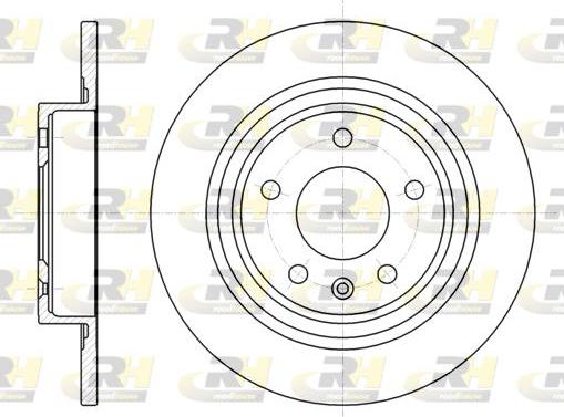 Roadhouse 61315.00 - Тормозной диск autospares.lv