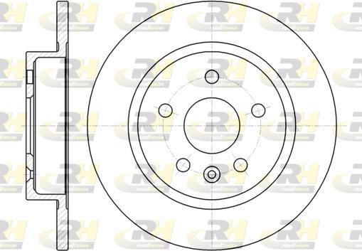 Roadhouse 61316.00 - Тормозной диск autospares.lv