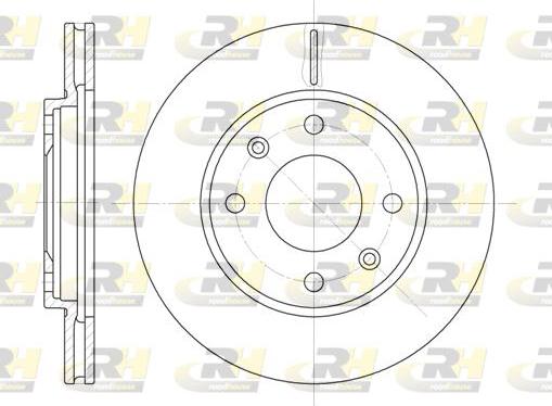 Roadhouse 6131.10 - Тормозной диск autospares.lv